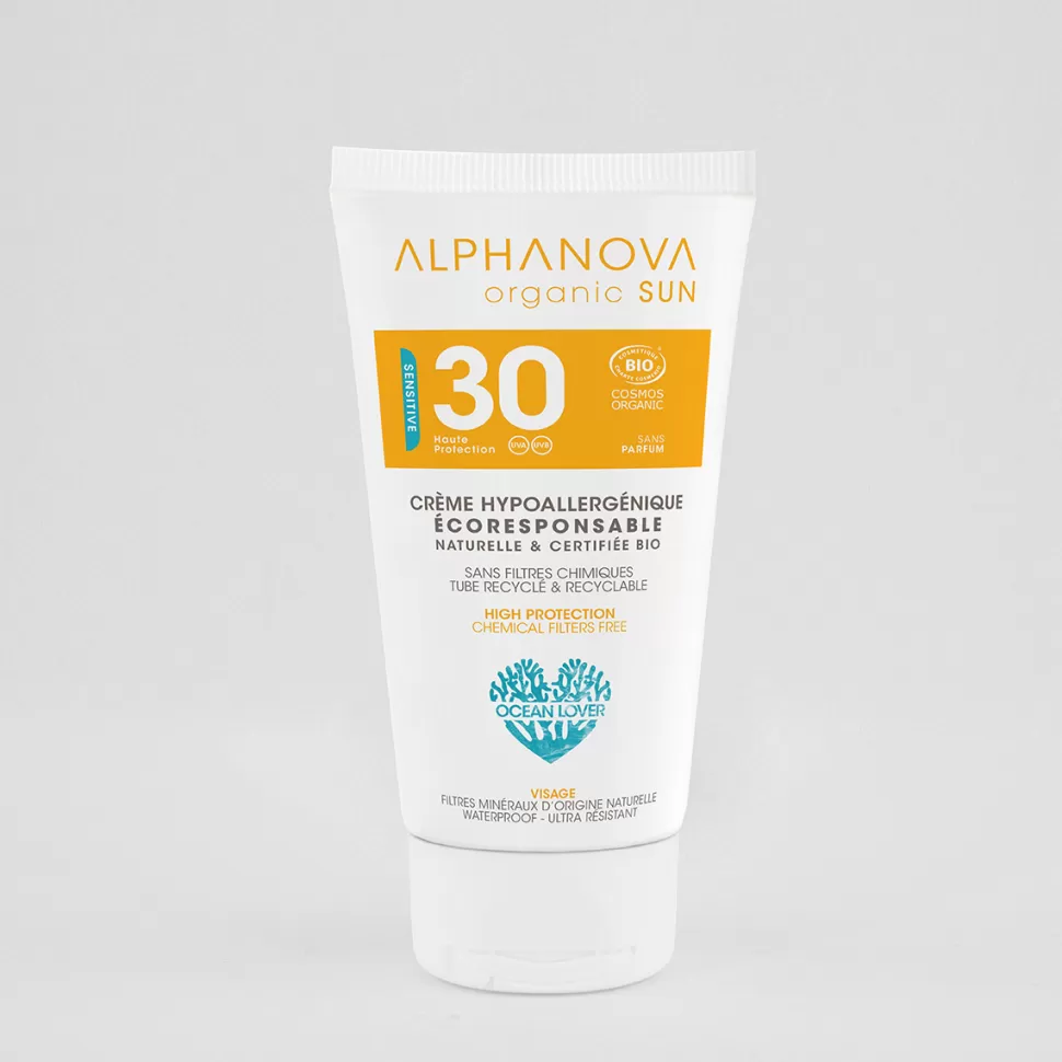 Fashion Bio Spf 30 Gezichtcreme – Hypoallergeen Zonnebrand