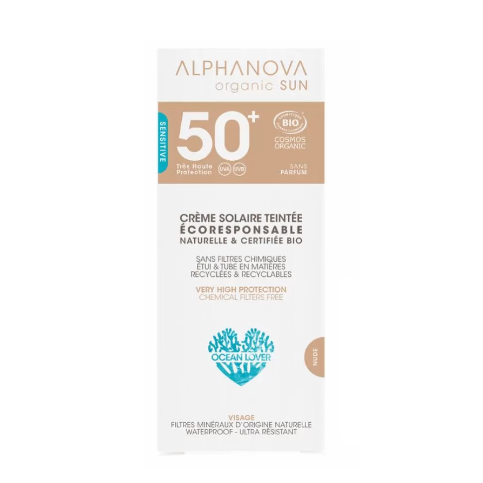 Fashion Bio Spf 50 Getinte Allergische Gevoelige Huid Zonnebrand