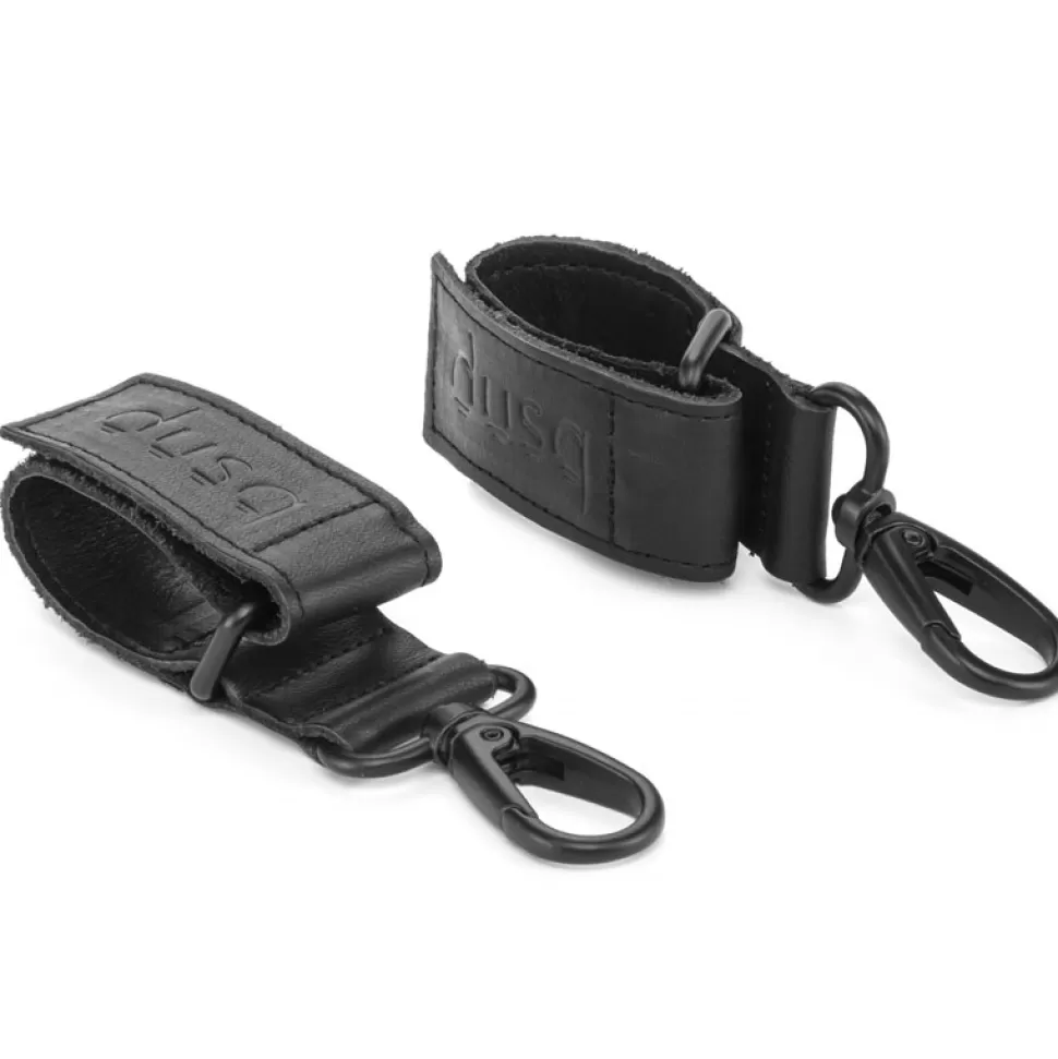 Sale Leren Stroller Straps – Black Tassen