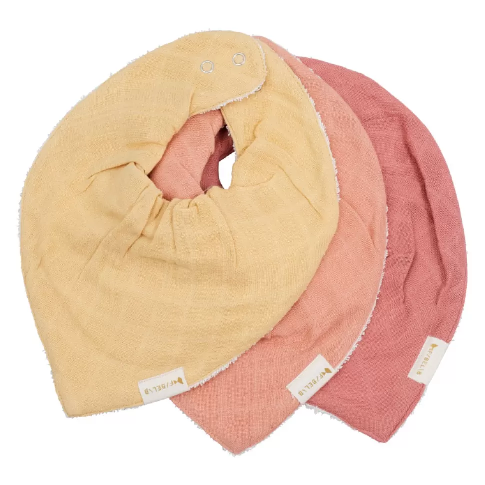 Outlet Bandana Slab 3-Pak – Pastel Flower Slabbetjes