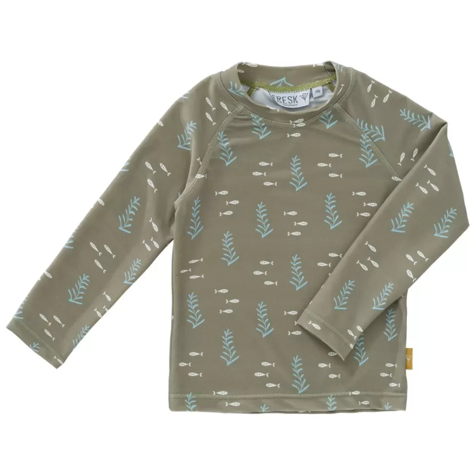 Discount Uv Top Longsleeve Ocean Blue Zwemmen