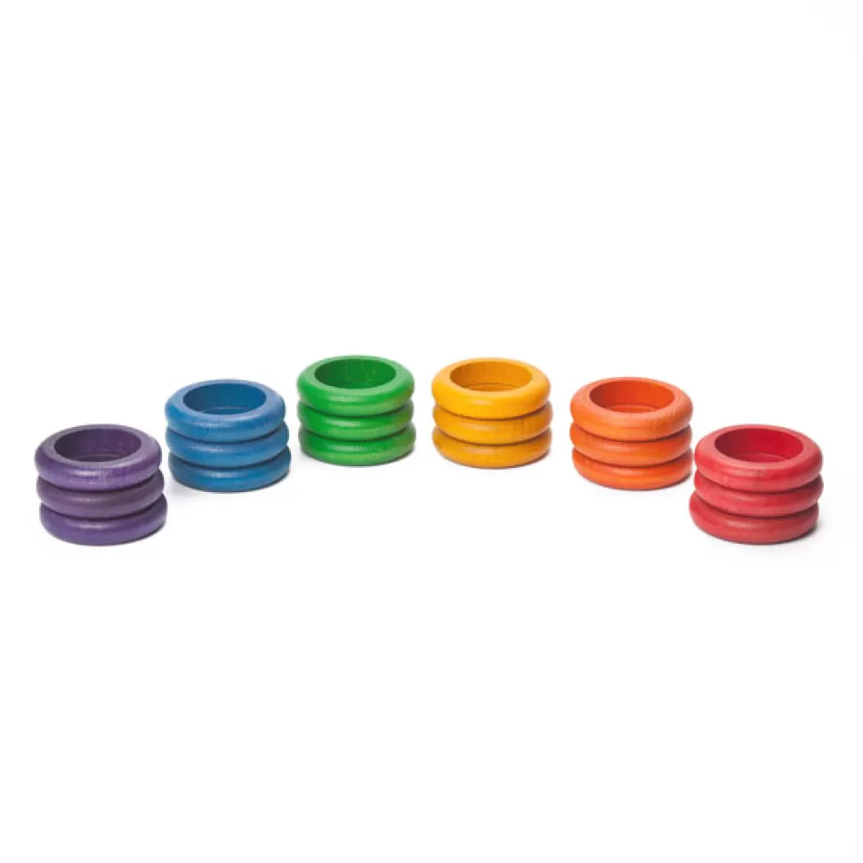 Discount Grapat Rings X 18 Houten Speelgoed