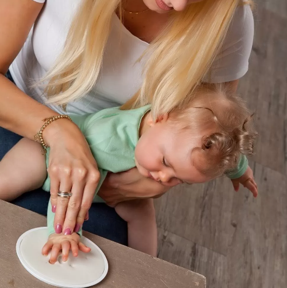 Online Grunspecht Natuurlijke Baby Gipsafdruk Set Creatief