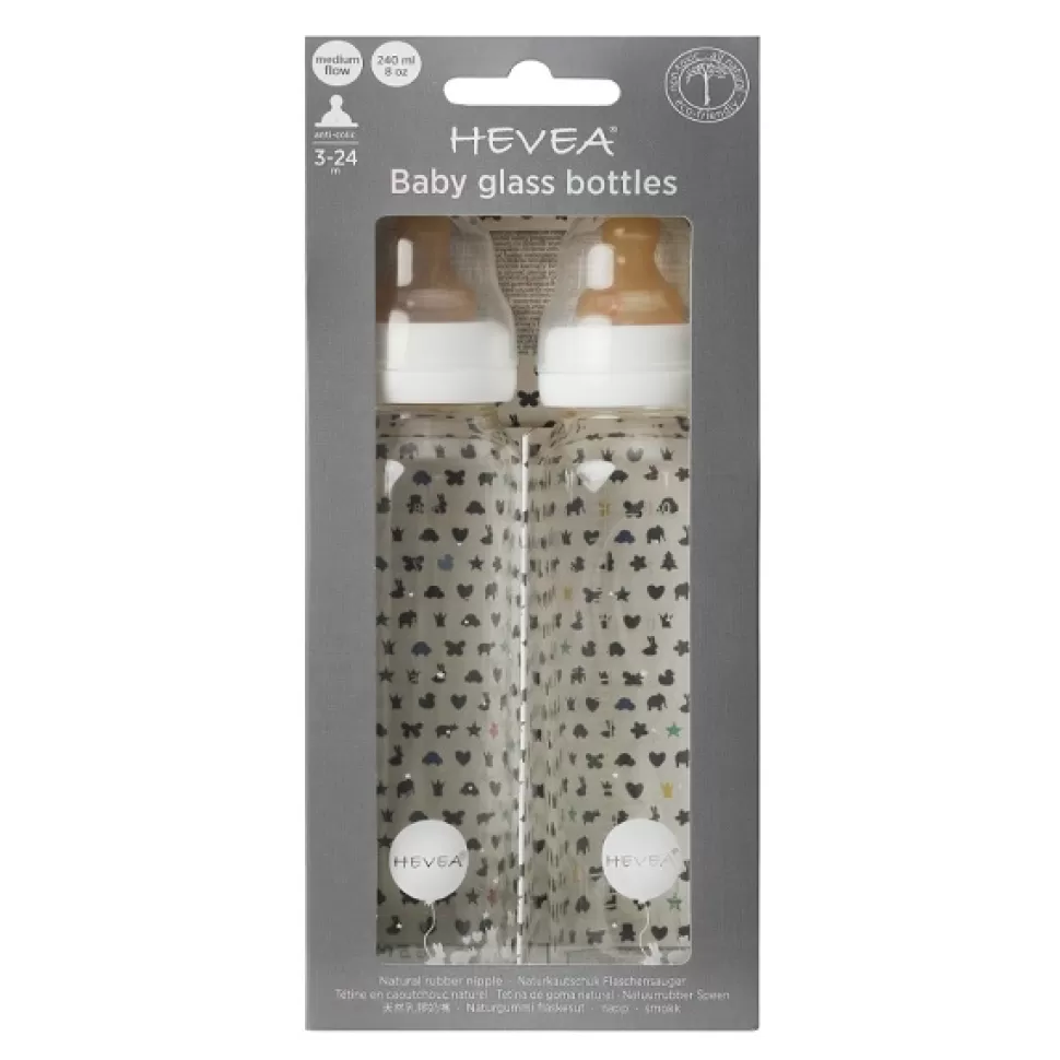 Clearance Hevea Glazen Flessen | 240 Ml Babyflesjes