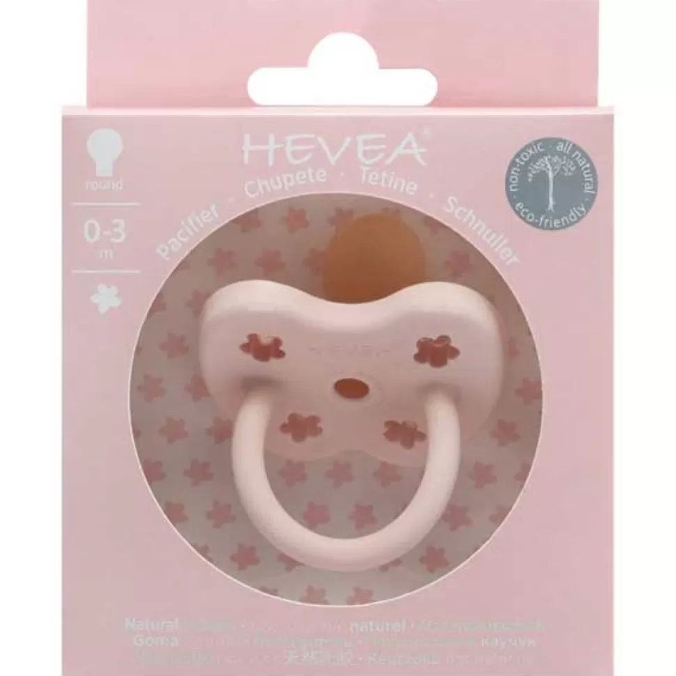 Discount Hevea Speentje 0-3 Maanden Powder Pink – Rond Speentjes