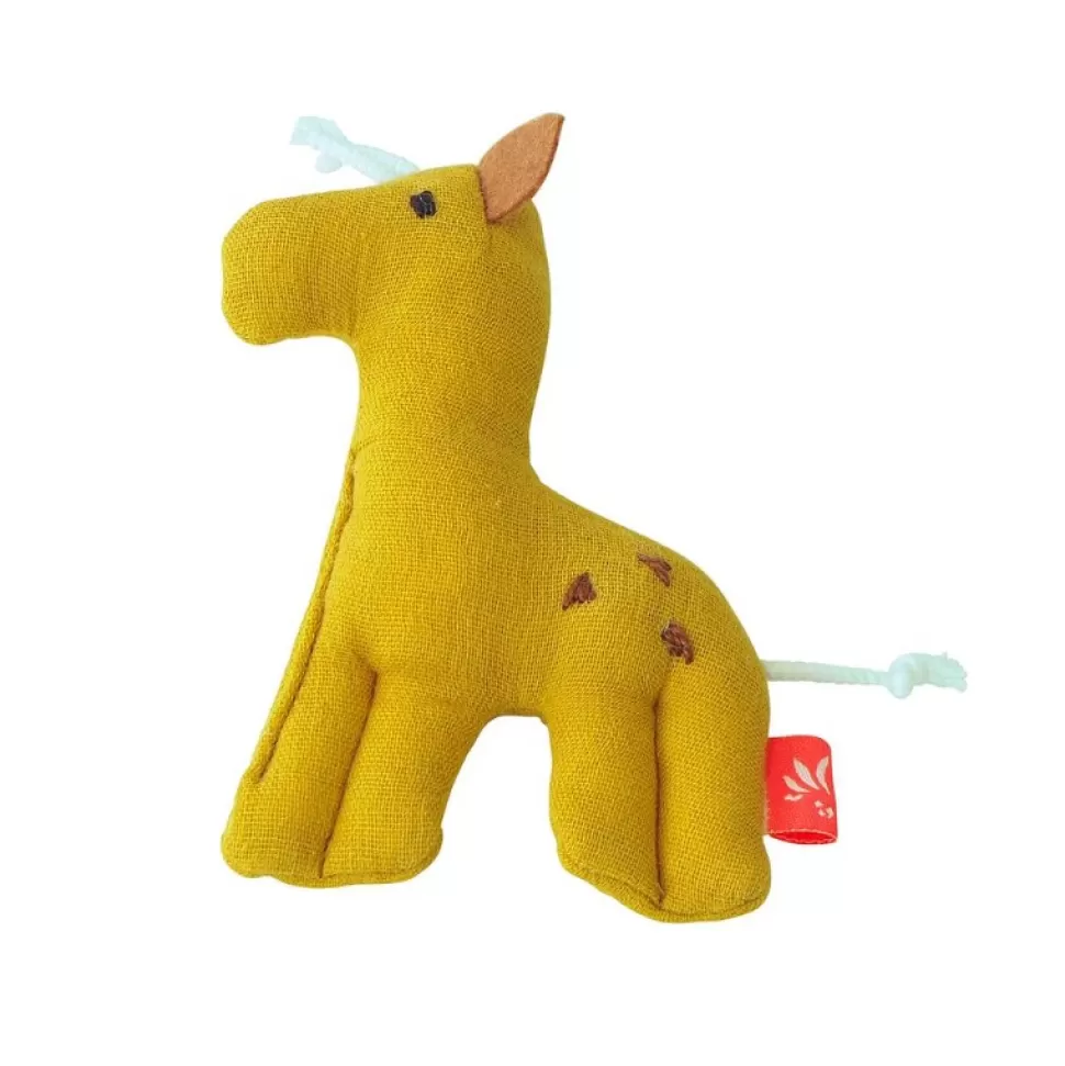 Flash Sale Kikadu Little Rattle Giraffe Mustard Poppen En Knuffels