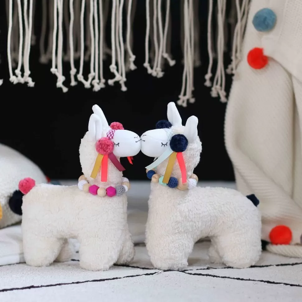 Shop Kikadu Muziekknuffel Lama Blauw Decoratie