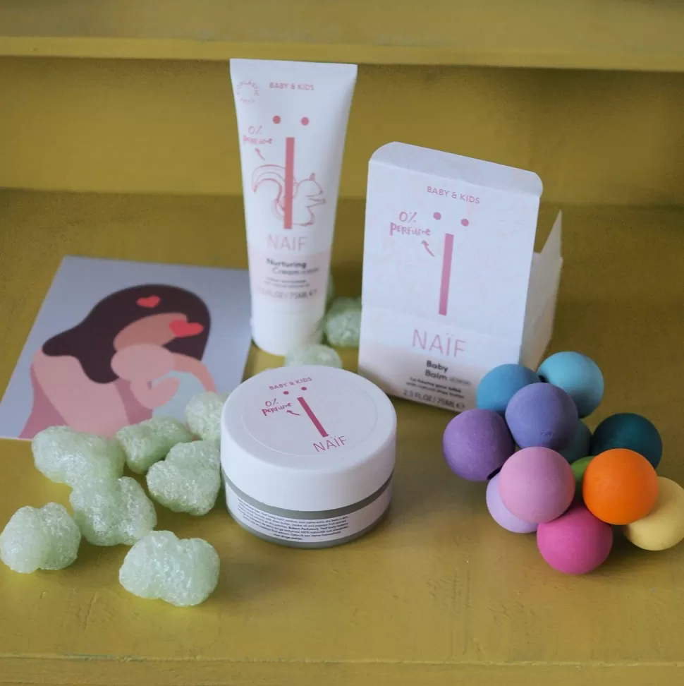 Store Naif & Grimm's Limited Edition Cadeauset Huidverzorging En Massage