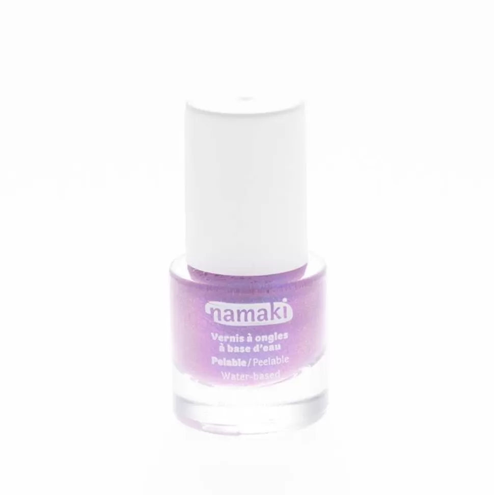 Hot Namaki Nagellak Op Waterbasis Violet Glitter Nagellak