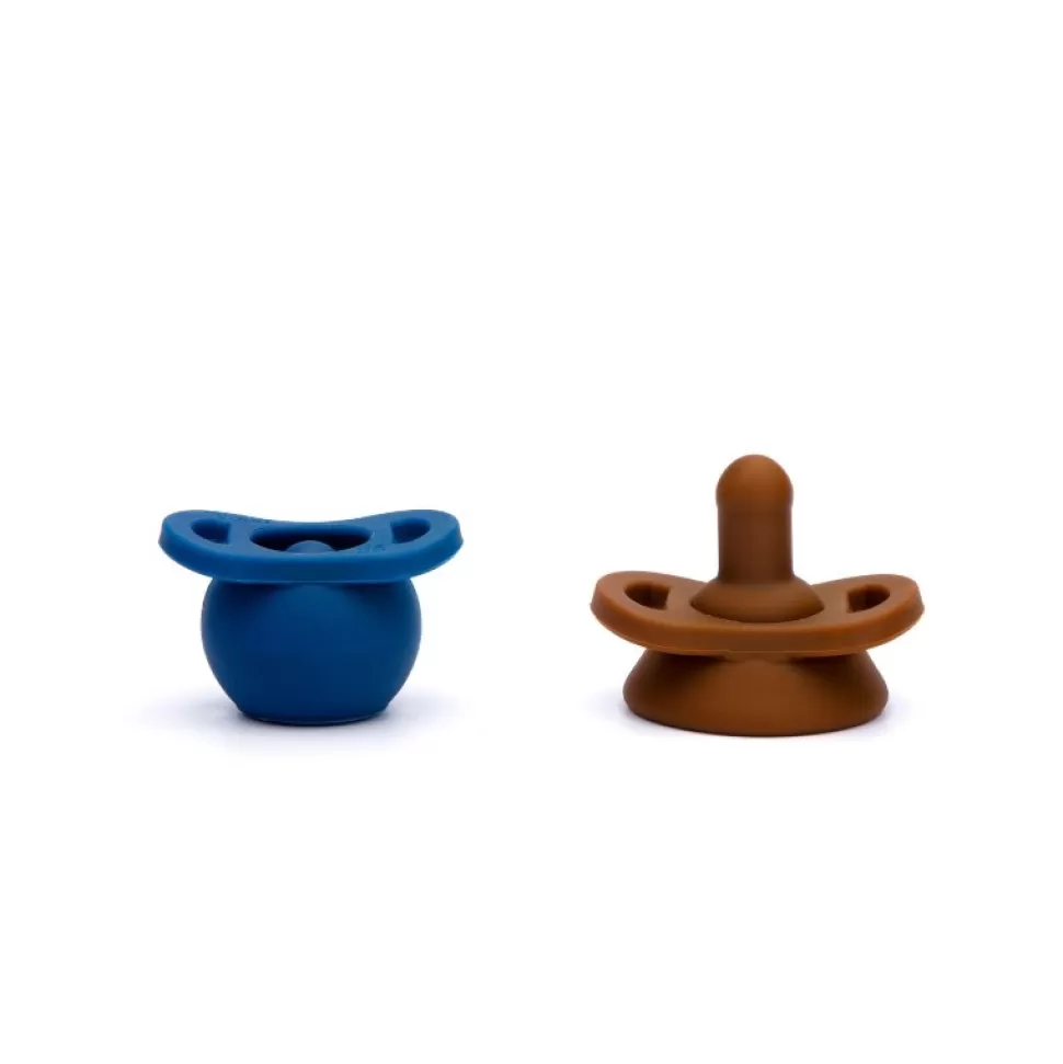 Online Pop & Go | 2-Pack Chocolate/Navy Speentjes