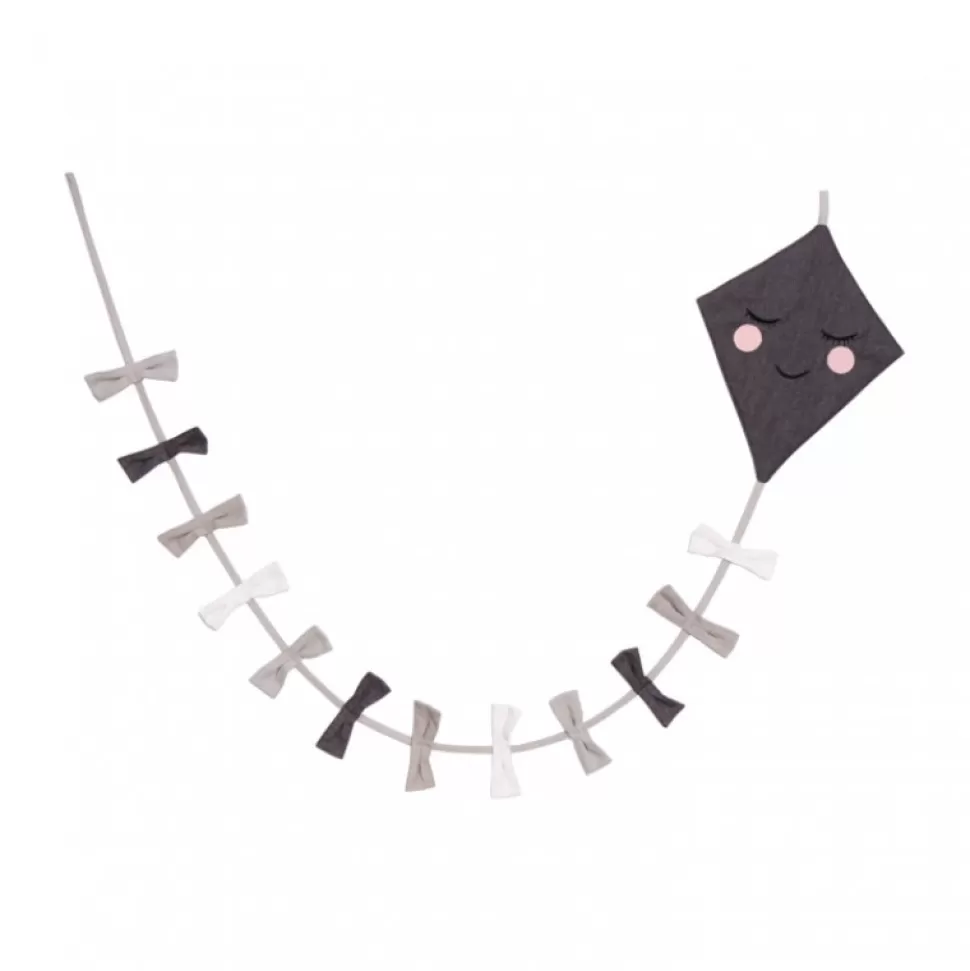 Discount Roommate Kite Garland Black/White Decoratie