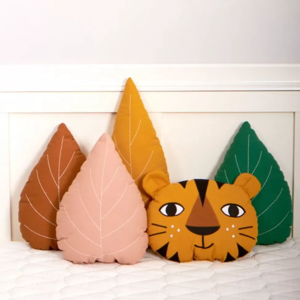 Online Roommate Leaf Kussen Oker Decoratie